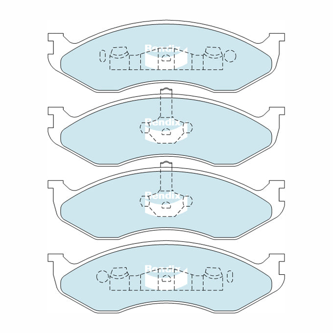 Bendix Heavy Duty Disc Pads DB1311HD