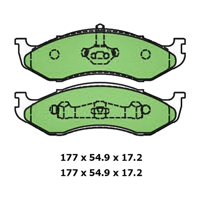 Protex Ultra 4WD Brake Pads DB1311F
