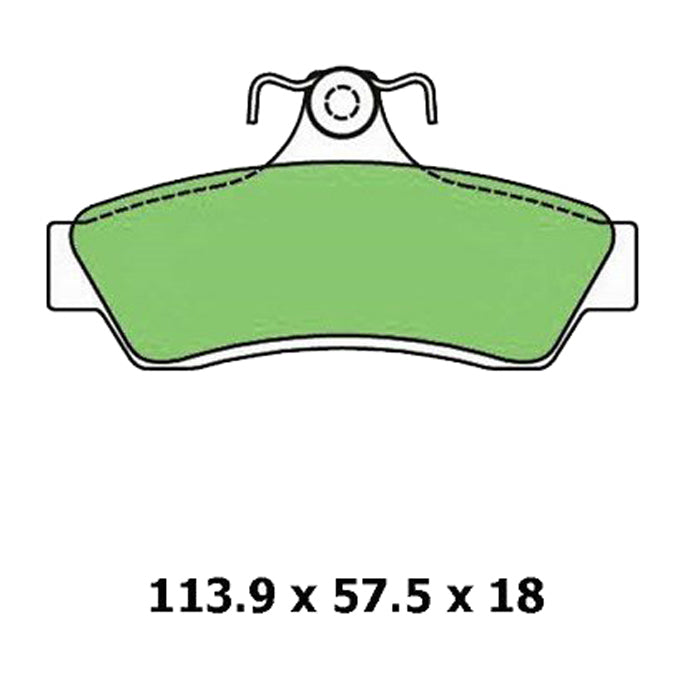 Protex Ultra Ceramic Disc Pads DB1332CP