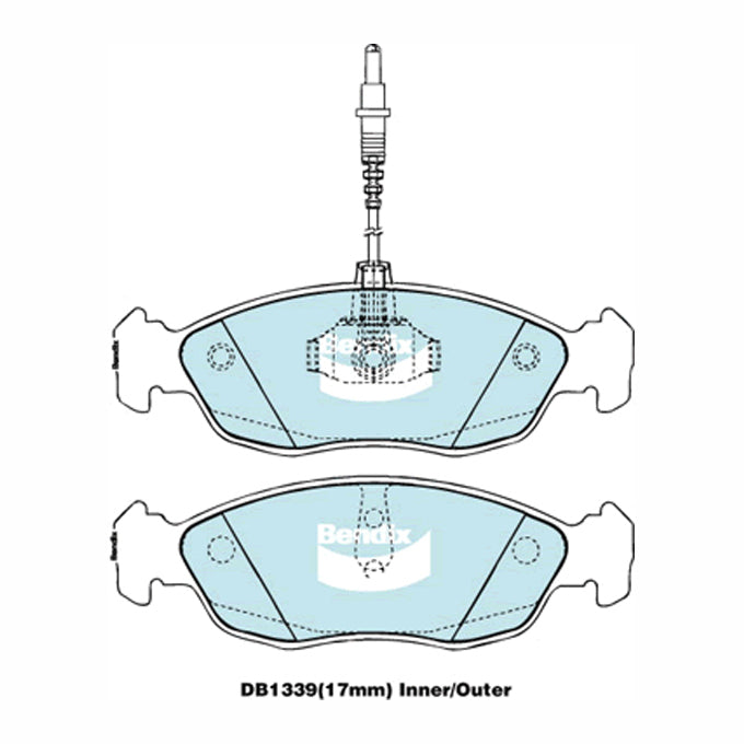 Bendix GCT Disc Pads DB1339GCT