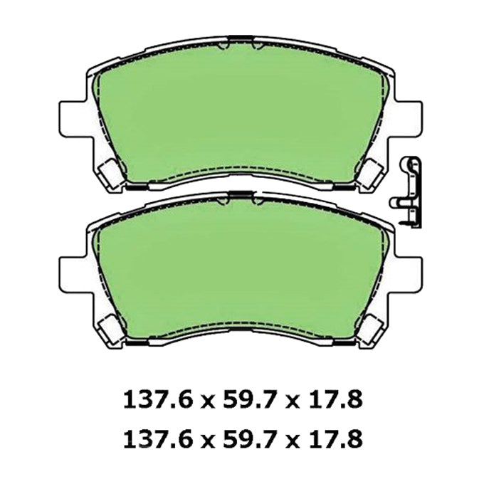 Protex Blue Disc Pads DB1342B