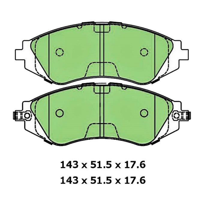 Protex Ultra Ceramic Disc Pads DB1347CP