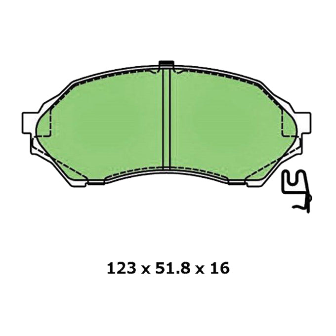 Protex Ultra Ceramic Plus Disc Pads DB1358UP