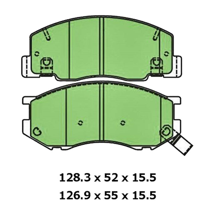 Protex Blue Disc Pads DB1372B