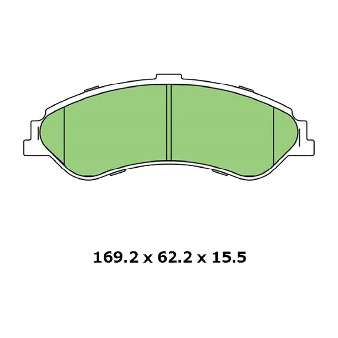 Protex Ultra Ceramic Plus Disc Pads DB1375UP