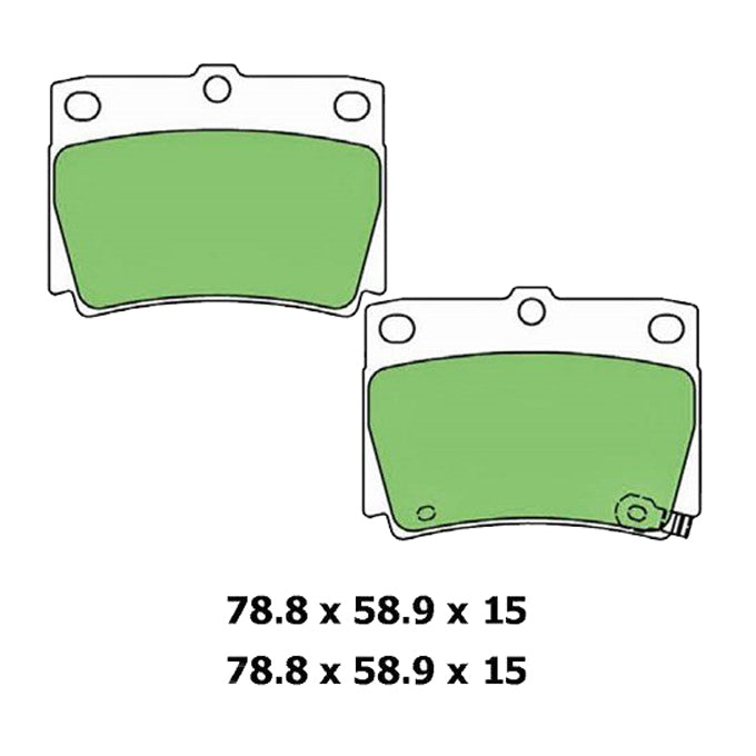 Protex Blue Disc Pads DB1390B