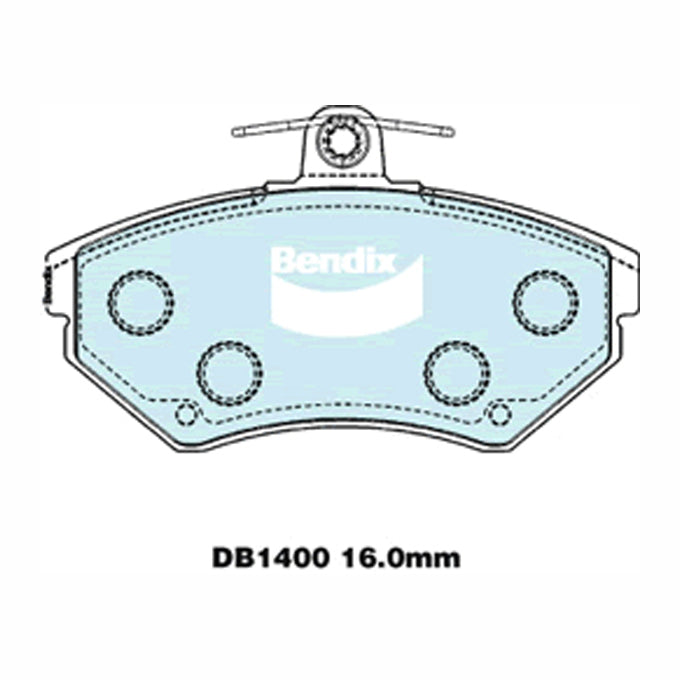 Bendix Euro+ Disc Pads DB1400EU