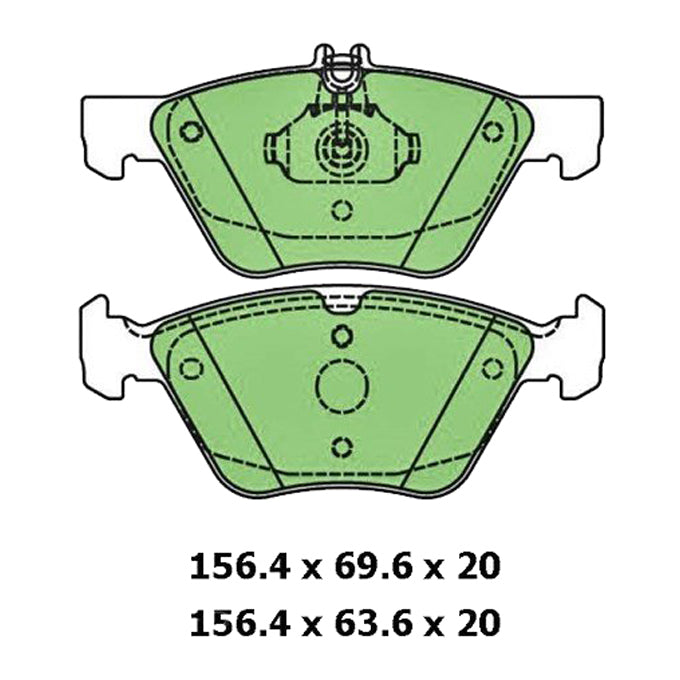 Protex Blue Disc Pads DB1403B