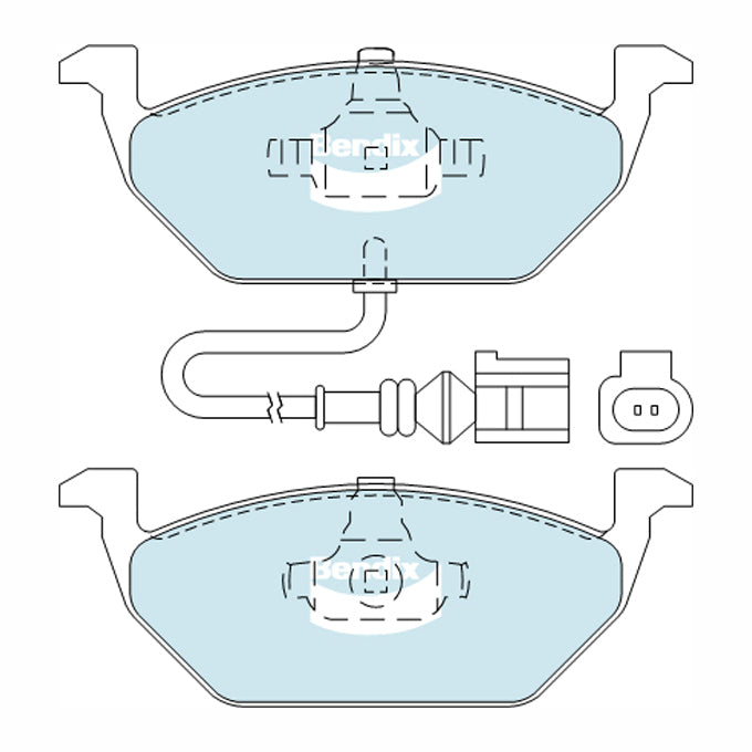 Bendix Euro+ Disc Pads DB1405EU