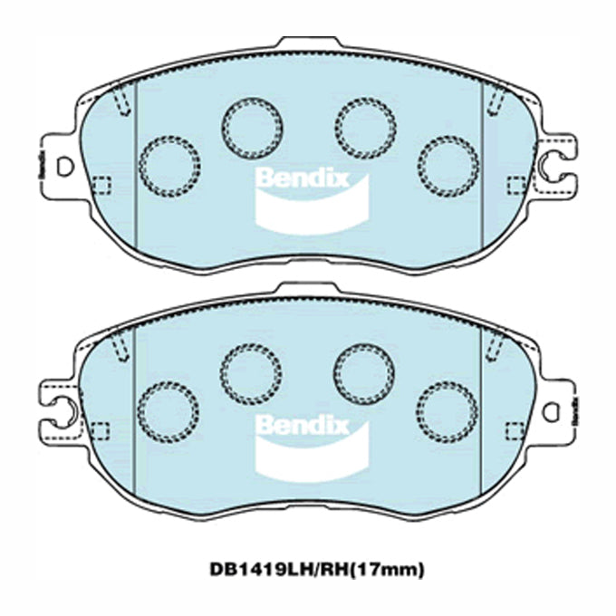Bendix GCT Disc Pads DB1419GCT