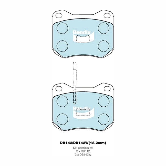 Bendix GCT Disc Pads DB142GCT