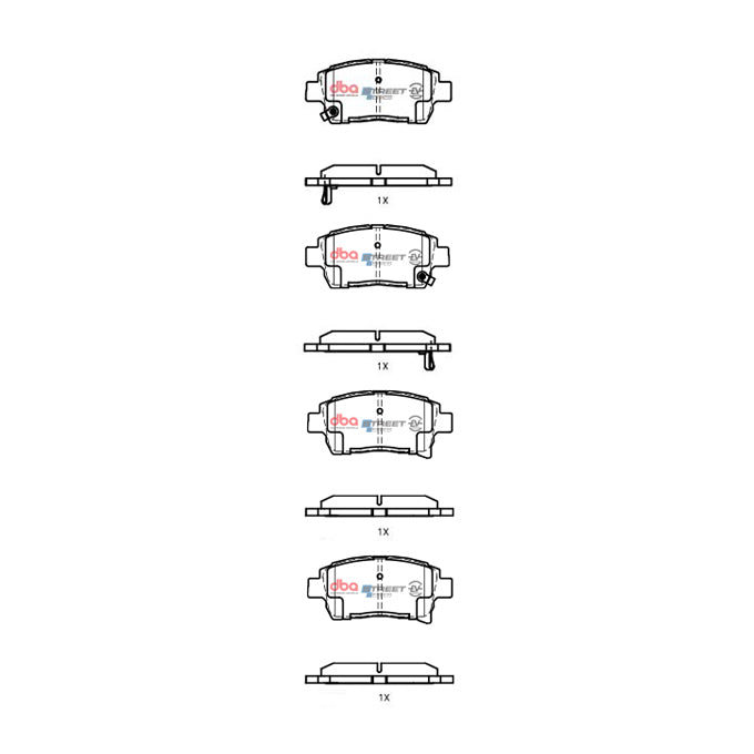 DBA Street Series EV Disc Pads DB1422SSEV