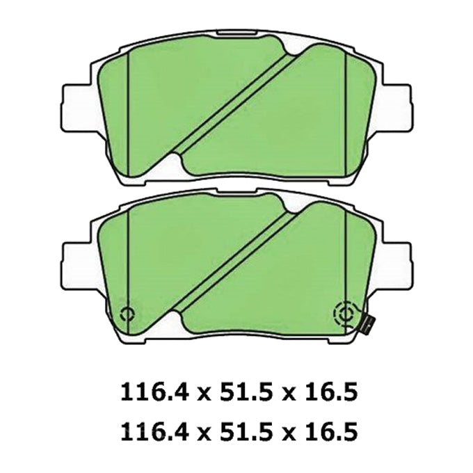 Protex Blue Disc Pads DB1422B