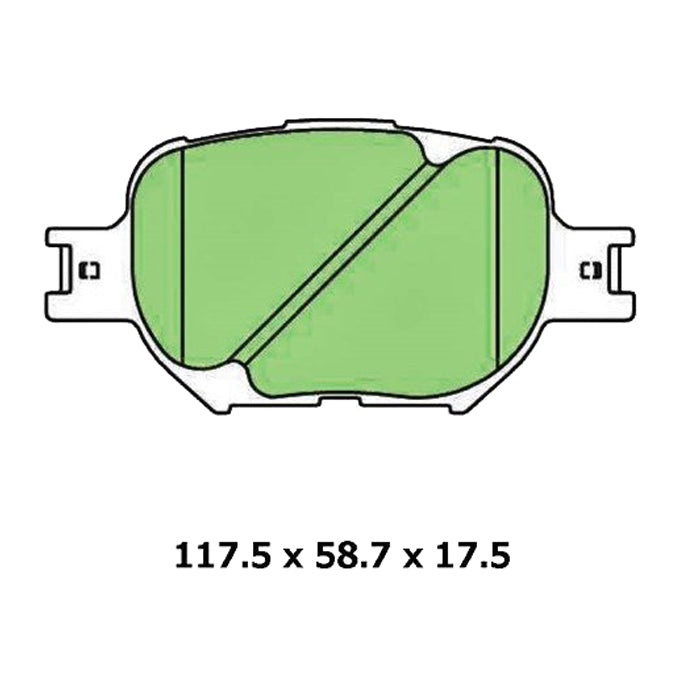 Protex Ultra Ceramic Plus Disc Pads DB1431UP