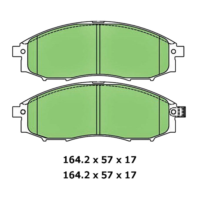 Protex Blue Disc Pads DB1439B