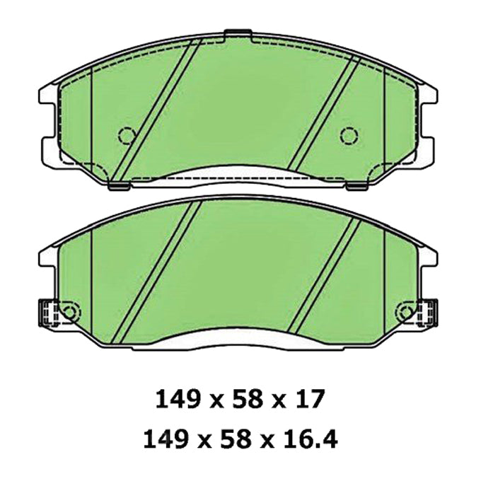 Protex Blue Disc Pads DB1450B