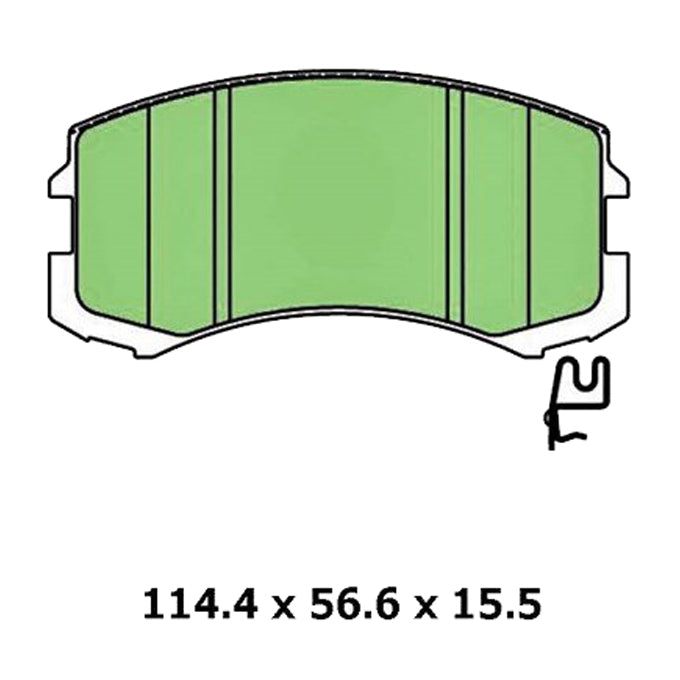Protex Blue Disc Pads DB1455B