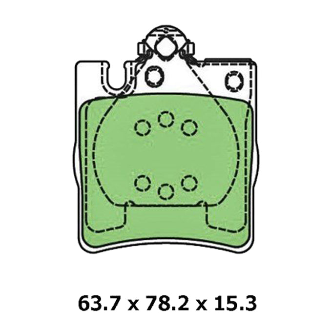 Protex Ultra Ceramic Disc Pads DB1457CP