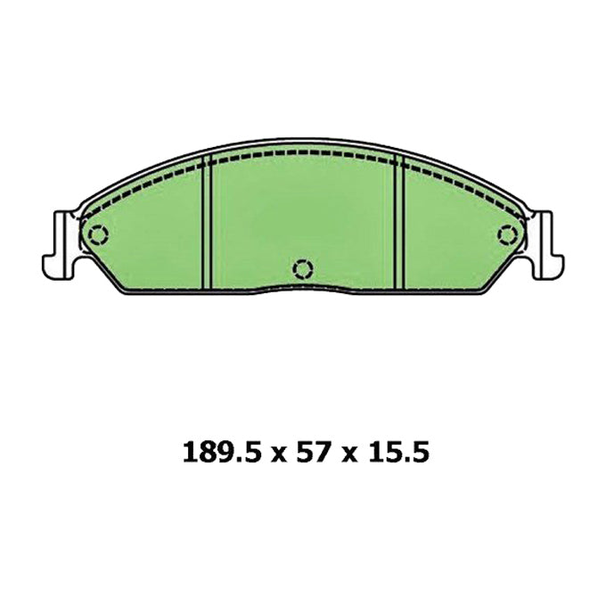 Protex Ultra 4WD Brake Pads DB1473F