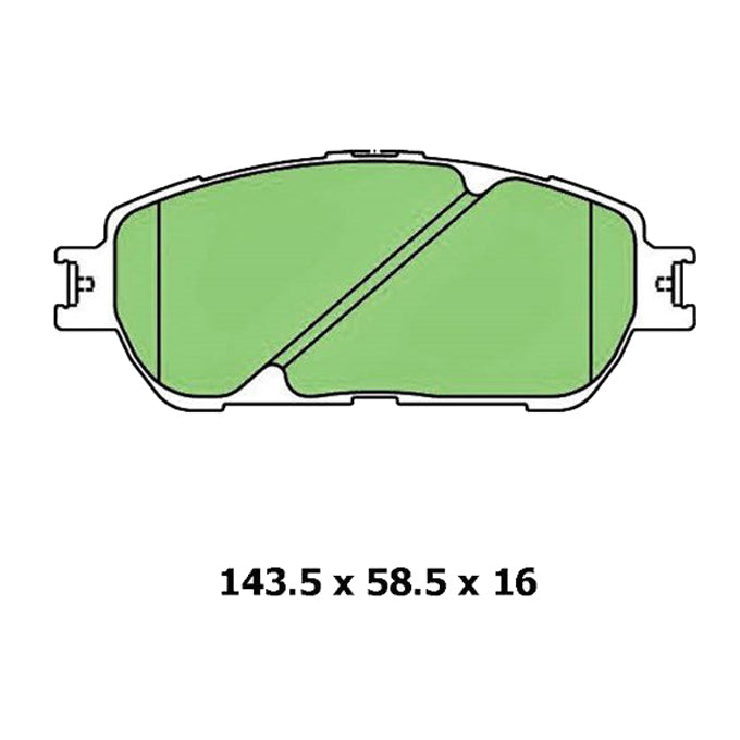 Protex Blue Disc Pads DB1490B