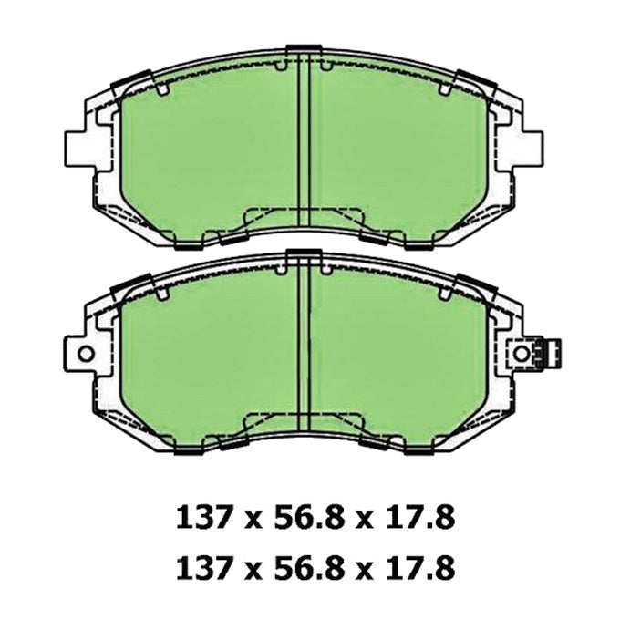 Protex Blue Disc Pads DB1491B
