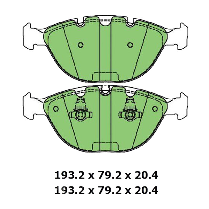 Protex Ultra Ceramic Plus Disc Pads DB1495UP