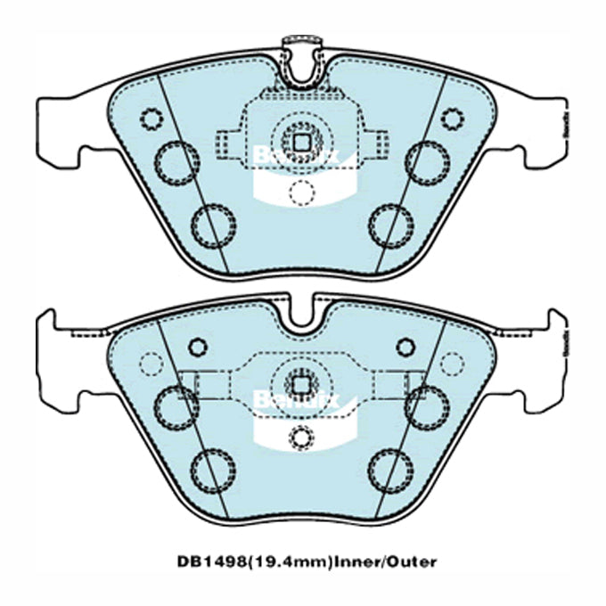 Bendix Euro+ Disc Pads DB1498EU