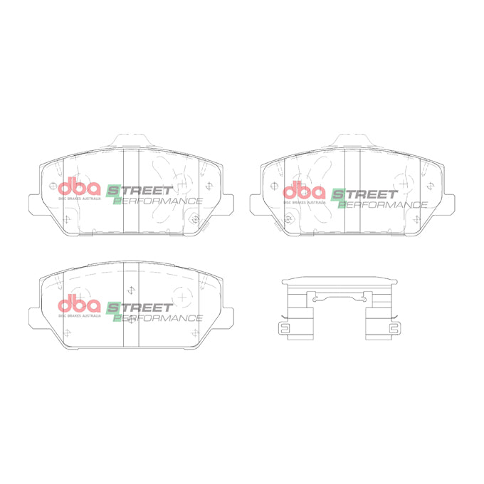 DBA Street Performance Disc Pads DB15012SP