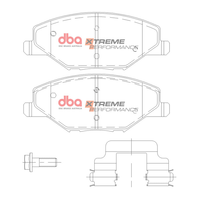 DBA Xtreme Performance Disc Pads DB15024XP