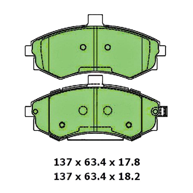 Protex Ultra Ceramic Disc Pads DB1503CP