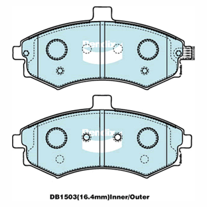 Bendix GCT Disc Pads DB1503GCT