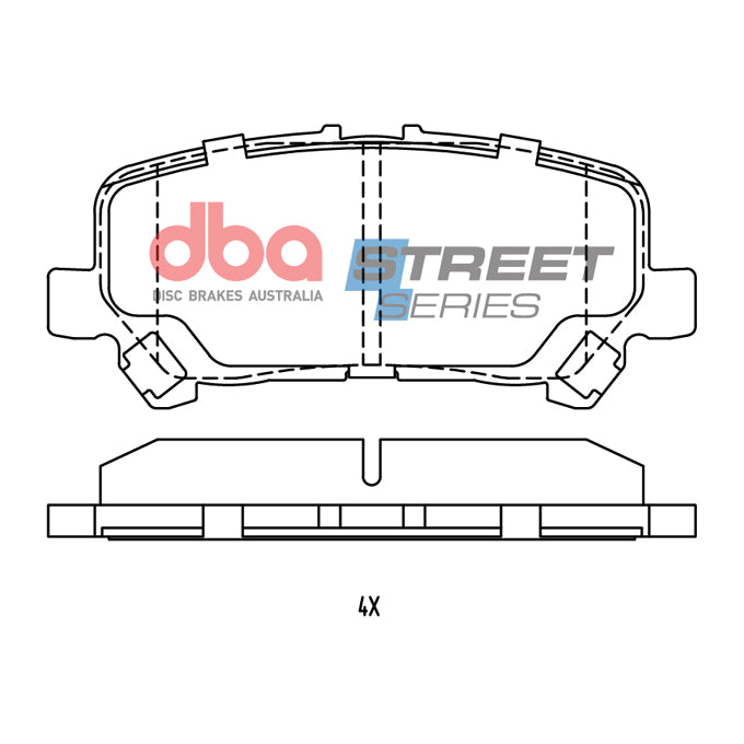 DBA Street Series Disc Pads DB15052SS