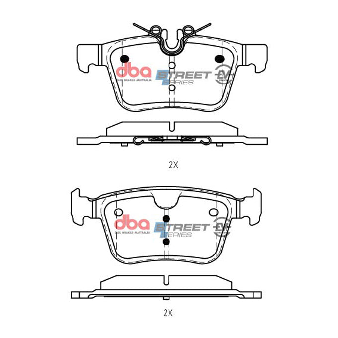 DBA Street Series EV Disc Pads DB15059SSEV