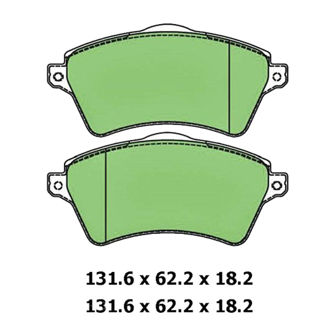 Protex Ultra Ceramic Disc Pads DB1506CP