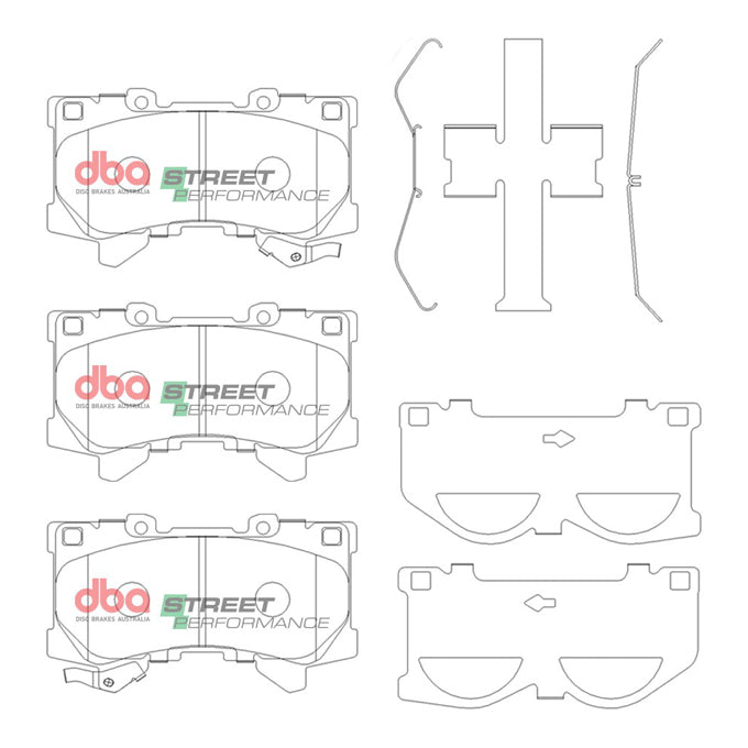 DBA Street Performance Disc Pads DB15077SP