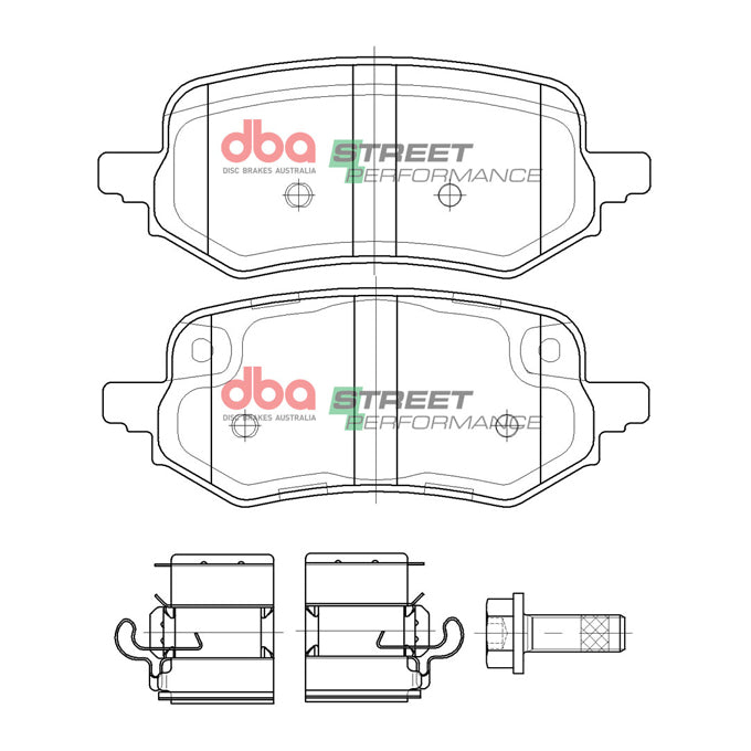 DBA Street Performance Disc Pads DB15098SP