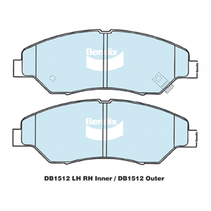 Bendix Heavy Duty Disc Pads DB1512HD