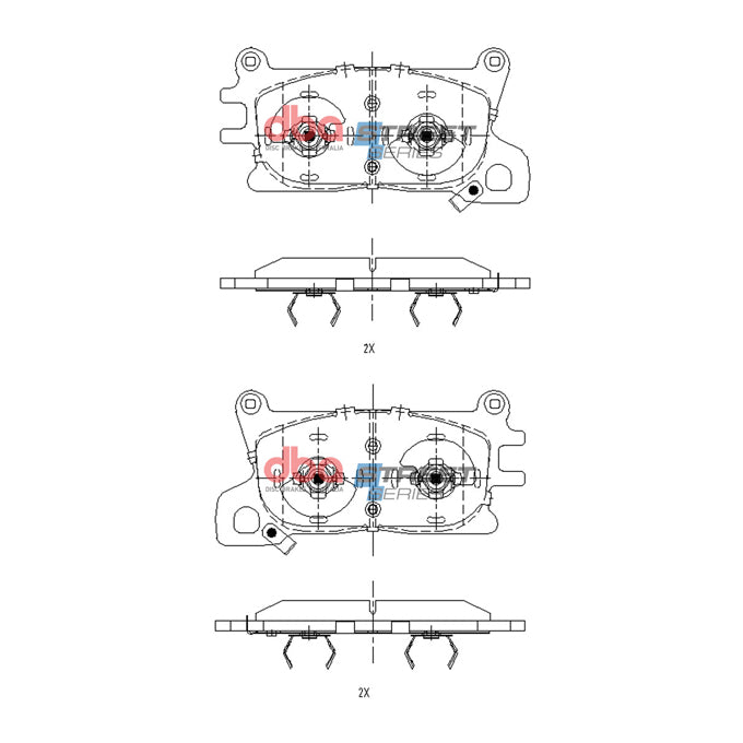 DBA Street Series Disc Pads DB15141SS