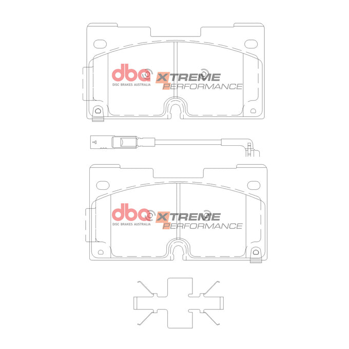 DBA Xtreme Performance Disc Pads DB15145XP