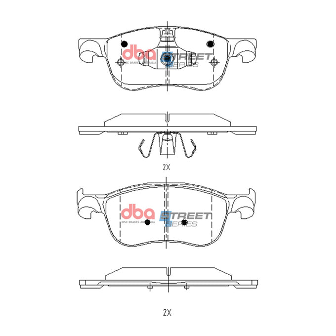 DBA Street Series Disc Pads DB15149SS