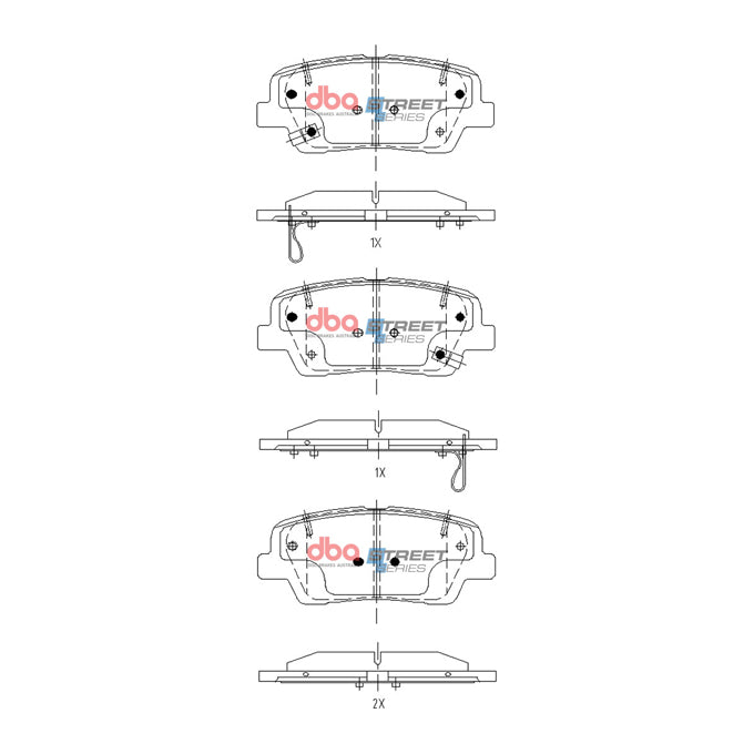 DBA Street Series Disc Pads DB15157SS