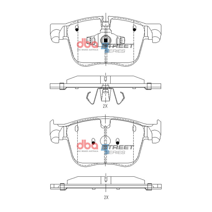 DBA Street Series Disc Pads DB15164SS