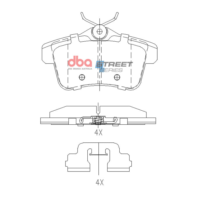 DBA Street Series Disc Pads DB15167SS