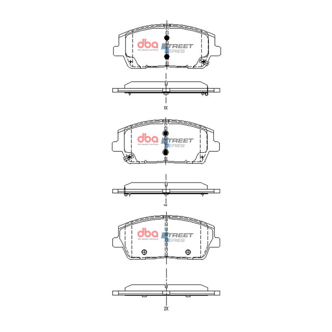 DBA Street Series Disc Pads DB15169SS