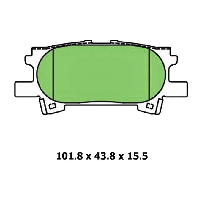 Protex Ultra Ceramic Plus Disc Pads DB1518UP