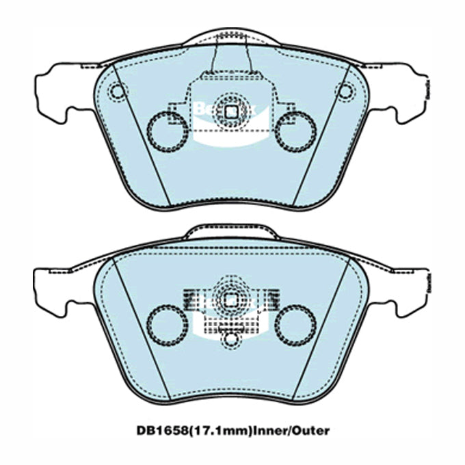 Bendix Ultimate+ Disc Pads DB1658ULT+