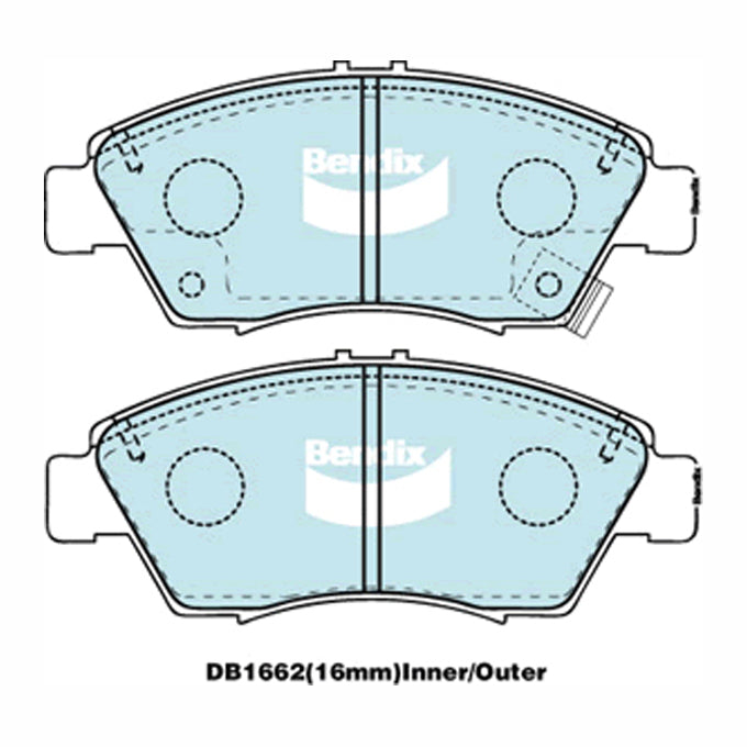 Bendix GCT Disc Pads DB1662GCT
