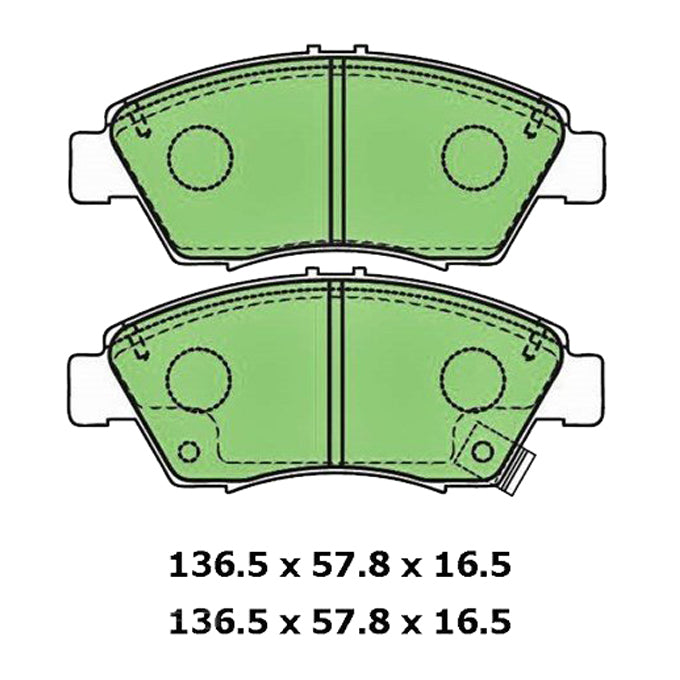 Protex Blue Disc Pads DB1662B