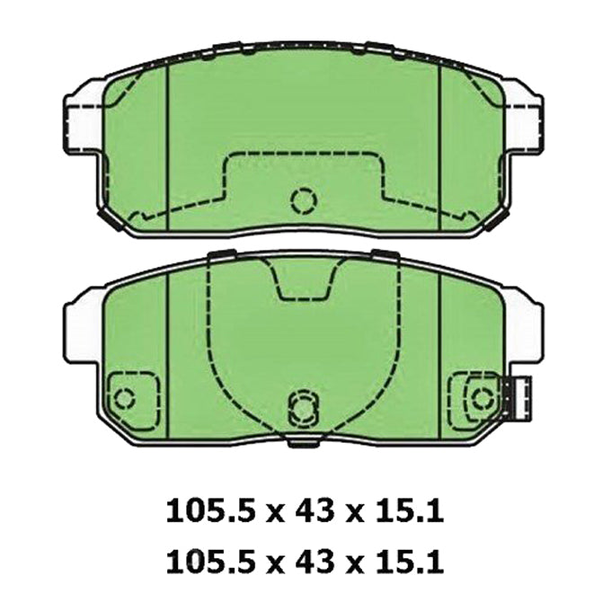 Protex Blue Disc Pads DB1671B