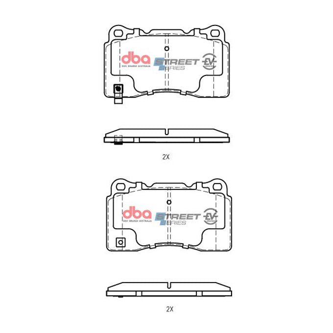 DBA Street Series EV Disc Pads DB1678SSEV